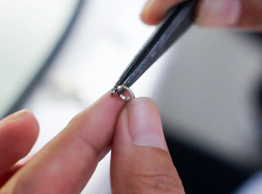 Business meeting between entrepreneurs and a jewelry supplier