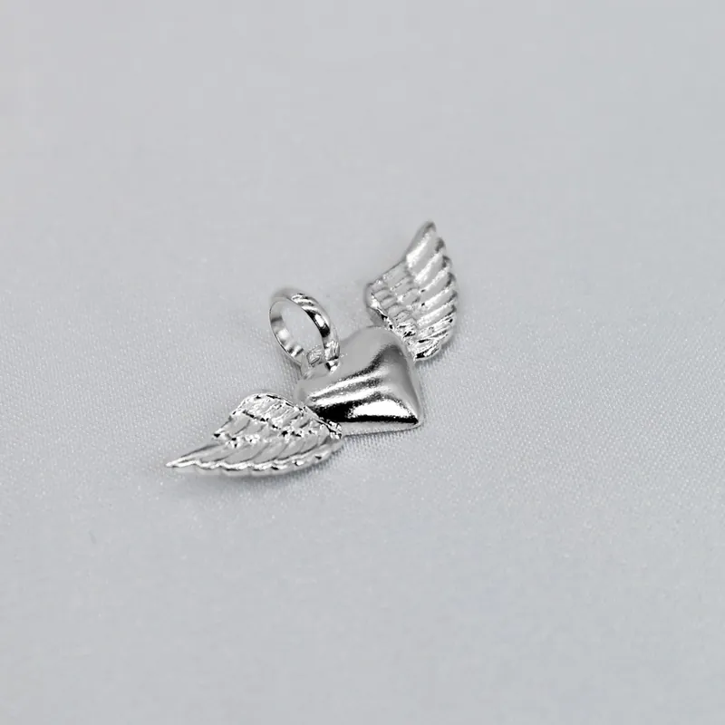 Cast Silver angel pendant